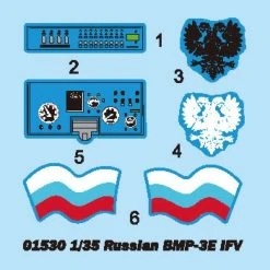 01530 | Trumpeter 1/35 Russian BMP-3EIFV Tank Scaled Plastic Model Kit -Trumpeter Sales Shop TRU 01530 62 1200x800 1