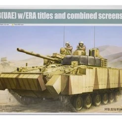 01532 | Trumpeter 1/35 United Arab Emirate BMP-3 Tank W/ ERA Titles & Screens Scaled Plastic Model Kit