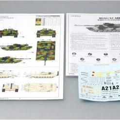 01535 | Trumpeter 1/35 U.S. M1A1/A2 Abrams (5 In 1) Tank Scaled Plastic Model Kit -Trumpeter Sales Shop TRU 01535 60 1200x800 1