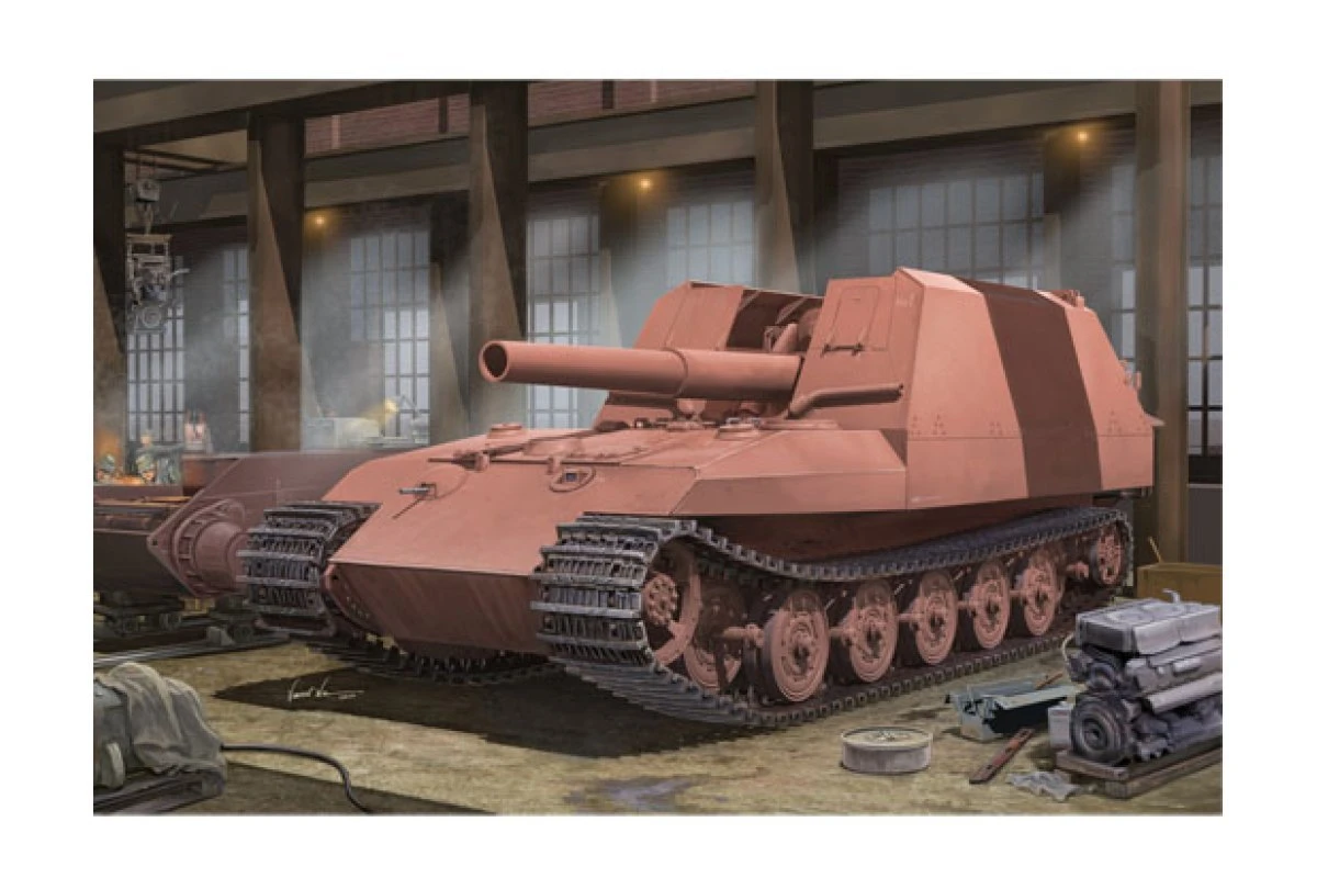 Trumpeter 01540 | Tamiya 1/35 German Geschutzwagen VI 21CM Msr 18 (sf) Self-Propelled Gun Scaled Plastic Model Kit 8 Trumpeter 01540 | Tamiya 1/35 German Geschutzwagen VI 21CM Msr 18 (sf) Self-Propelled Gun Scaled Plastic Model Kit - Image 6