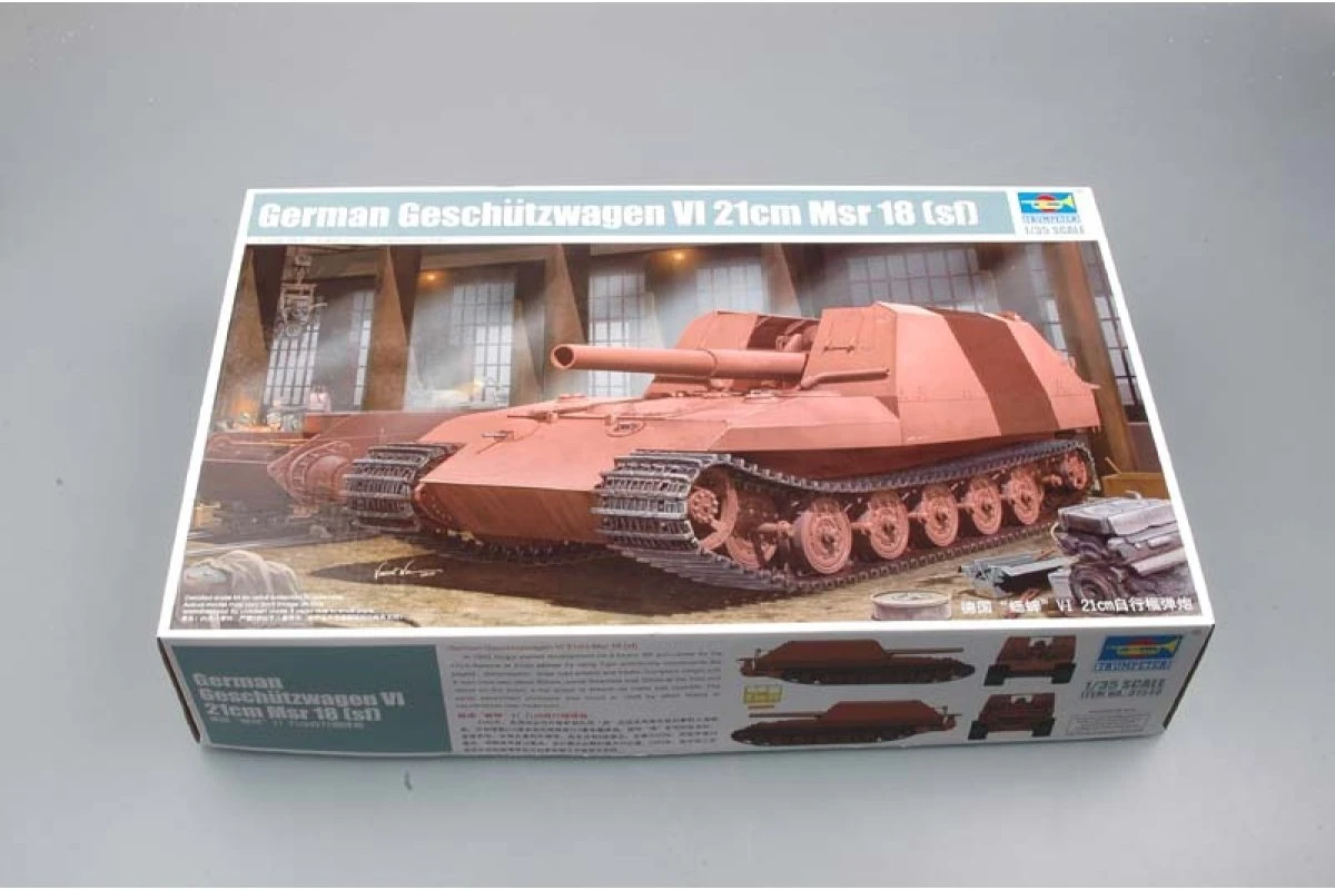 Trumpeter 01540 | Tamiya 1/35 German Geschutzwagen VI 21CM Msr 18 (sf) Self-Propelled Gun Scaled Plastic Model Kit 9 Trumpeter 01540 | Tamiya 1/35 German Geschutzwagen VI 21CM Msr 18 (sf) Self-Propelled Gun Scaled Plastic Model Kit - Image 7