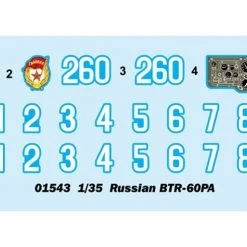01543 | Trumpeter 1/35 Russian BTR-60PA Armoured Personnel Carrier Vehicle Scaled Plastic Model Kit -Trumpeter Sales Shop TRU 01543 58 1200x800 1