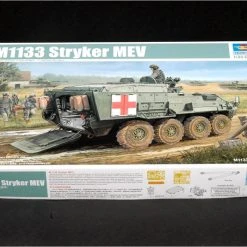 01559 | Trumpeter 1/35 M1133 Stryker Medical Evacuation Vehicle Scaled Plastic Model Kit -Trumpeter Sales Shop TRU 01559 56 1200x800 1