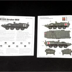01559 | Trumpeter 1/35 M1133 Stryker Medical Evacuation Vehicle Scaled Plastic Model Kit -Trumpeter Sales Shop TRU 01559 57 1200x800 1