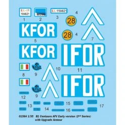 01564 | Trumpeter 1/35 B1 Centauro AFV (Early Version) 2nd Series Armoured Car W/ Upgrades Scaled Plastic Model Kit -Trumpeter Sales Shop TRU 01564 11 1200x800 1