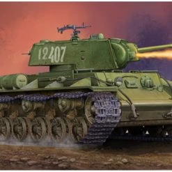 01568 | Trumpeter 1/35 Soviet KV-8S Welded Turret Tank Scaled Plastic Model Kit