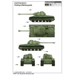01570 | Trumpeter 1/35 Soviet KV-122 Heavy Tank Scaled Plastic Model Kit -Trumpeter Sales Shop TRU 01570 04 1200x800 1