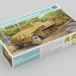01584 | Trumpeter 1/35 German Sd.Kfz.8 DB10 Armoured 12 Ton Artillery Half-track Scaled Plastic Model Kit -Trumpeter Sales Shop TRU 01584 52 1200x800 1