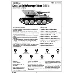 01586 | Trumpeter 1/35 Krupp/Ardelt Waffentrager 105mm LeFH-18 Self-Propelled Gun Scaled Plastic Model Kit -Trumpeter Sales Shop TRU 01586 53 1200x800 1