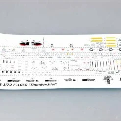 01618 | Trumpeter 1/72 F-105G Wild Weasel Jet Scaled Plastic Model Kit -Trumpeter Sales Shop TRU 01618 53 1200x800 1
