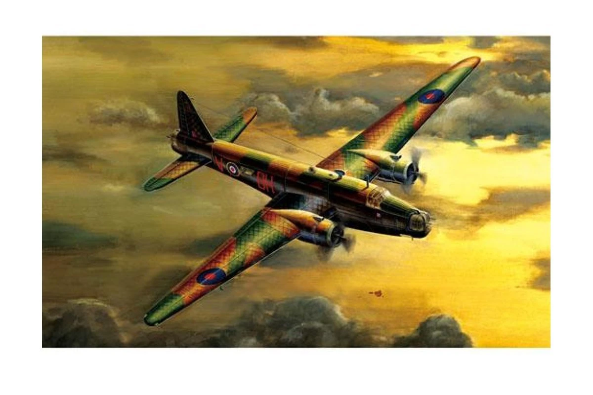 01627 | Trumpeter 1/72 British Wellington Mk. III Bomber Scaled Plastic Model Kit 4 01627 | Trumpeter 1/72 British Wellington Mk. III Bomber Scaled Plastic Model Kit - Image 2