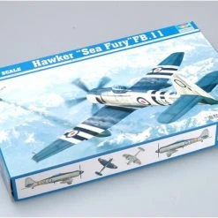 01631 | Trumpeter 1/72 British Hawk Sea Fury FB.11 Fighter Scaled Plastic Model Kit -Trumpeter Sales Shop TRU 01631 52 1200x800 1