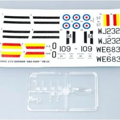 01631 | Trumpeter 1/72 British Hawk Sea Fury FB.11 Fighter Scaled Plastic Model Kit -Trumpeter Sales Shop TRU 01631 53 1200x800 1