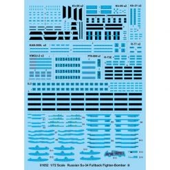 01652 | Trumpeter 1/72 Russian Su-34 Fullback Bomber/Fighter Jet Scaled Plastic Model Kit -Trumpeter Sales Shop TRU 01652 56 1200x800 1