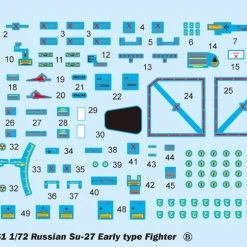 01661 | Trumpeter 1/72 Su-27 Early Type Fighter Jet Scaled Plastic Model Kit -Trumpeter Sales Shop TRU 01661 56 1200x800 1