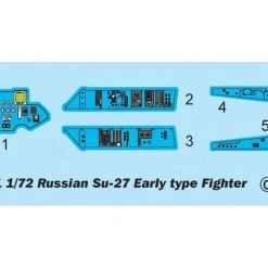 01661 | Trumpeter 1/72 Su-27 Early Type Fighter Jet Scaled Plastic Model Kit -Trumpeter Sales Shop TRU 01661 64 1200x800 1
