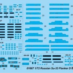 01667 | Trumpeter 1/72 Russian Su-33 Flanker D Fighter Jet Scaled Plastic Model Kit -Trumpeter Sales Shop TRU 01667 57 1200x800 1