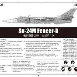 01673 | Trumpeter 1/72 Su-24M Fencer-D Jet Scaled Plastic Model Kit -Trumpeter Sales Shop TRU 01673 56 1200x800 1