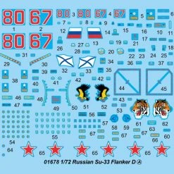 01678 | Trumpeter 1/72 Russian Su-33 Flanker D Fighter Jet Scaled Plastic Model Kit -Trumpeter Sales Shop TRU 01678 53 1200x800 1