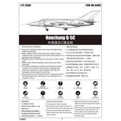 01685 | Trumpeter 1/72 Nanchang Q-5C Jet Scaled Plastic Model Kit -Trumpeter Sales Shop TRU 01685 53 1200x800 1