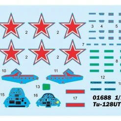 01688 | Trumpeter 1/72 Tu-128UT Fiddler Jet Scaled Plastic Model Kit -Trumpeter Sales Shop TRU 01688 03 1200x800 1
