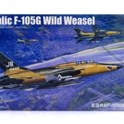 02202 | Trumpeter 1/32 U.S. Republic F-105G Wild Weasel Jet Scaled Plastic Model Kit