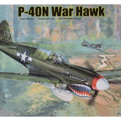 02212 | Trumpeter 1/32 Curtiss P-40N Warhawk Fighter Scaled Plastic Model Kit W/ Australian Decals
