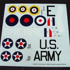 02228 | Trumpeter 1/32 Curtiss P-40B Warhawk Tomahawk Mk. II A Fighter Scaled Plastic Model Kit -Trumpeter Sales Shop TRU 02228 53 1200x800 1