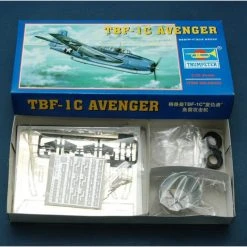 02233 | Trumpeter 1/32 TBF-1C Avenger Bomber Scaled Plastic Model Kit -Trumpeter Sales Shop TRU 02233 56 1200x800 1