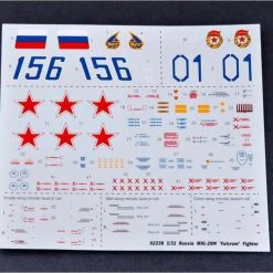 02238 | Trumpeter 1/32 Russian MIG-29M Fulcrum Fighter Jet Scaled Plastic Model Kit -Trumpeter Sales Shop TRU 02238 54 1200x800 1