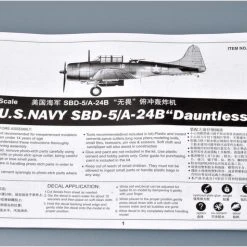 02243 | Trumpeter 1/32 U.S Navy SBD-5/A-24B Dauntless Bomber Scaled Plastic Model Kit -Trumpeter Sales Shop TRU 02243 54 1200x800 1