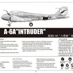 02249 | Trumpeter 1/32 A-6A Intruder Jet Scaled Plastic Model Kit -Trumpeter Sales Shop TRU 02249 64 1200x800 1