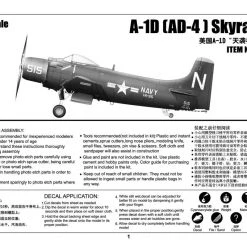 02252 | Trumpeter 1/32 A-1D AD-4 Skyraider Bomber Scaled Plastic Model Kit -Trumpeter Sales Shop TRU 02252 52 1200x800 1