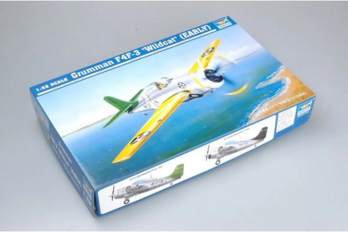 02255 | Trumpeter 1/32 Grumman F4F-3 "Wildcat" (Early) Fighter Scaled Plastic Model Kit 3 02255 | Trumpeter 1/32 Grumman F4F-3 "Wildcat" (Early) Fighter Scaled Plastic Model Kit