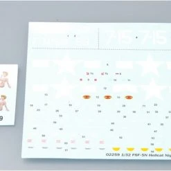 02259 | Trumpeter 1/32 F6F-5N Hellcat Night Fighter Scaled Plastic Model Kit -Trumpeter Sales Shop TRU 02259 53 1200x800 1