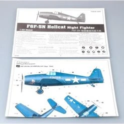 02259 | Trumpeter 1/32 F6F-5N Hellcat Night Fighter Scaled Plastic Model Kit -Trumpeter Sales Shop TRU 02259 54 1200x800 1