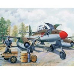 02261 | Trumpeter 1/32 Messerschmitt Me 262 A-la (Clear Edition) Fighter Jet Scaled Plastic Model Kit