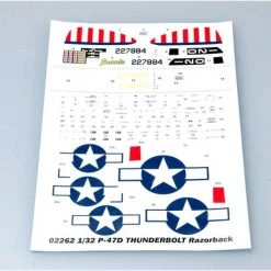 02262 | Trumpeter 1/32 P-47 Thunderbolt Razorback Fighter Scaled Plastic Model Kit -Trumpeter Sales Shop TRU 02262 57 1200x800 1