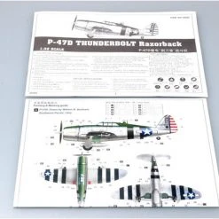 02262 | Trumpeter 1/32 P-47 Thunderbolt Razorback Fighter Scaled Plastic Model Kit -Trumpeter Sales Shop TRU 02262 58 1200x800 1