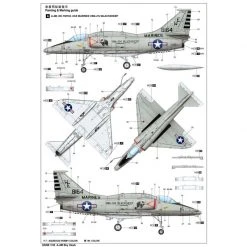 02268 | Trumpeter 1/32 A-4M Skyhawk Jet Scaled Plastic Model Kit -Trumpeter Sales Shop TRU 02268 53 1200x800 1