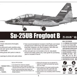 02277 | Trumpeter 1/32 Su-25UB Frogfoot B Jet Scaled Plastic Model Kit -Trumpeter Sales Shop TRU 02277 68 1200x800 1