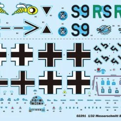 02291 | Trumpeter 1/32 Messerschmitt Bf 109E-7 Fighter Scaled Plastic Model Kit -Trumpeter Sales Shop TRU 02291 52 1200x800 1