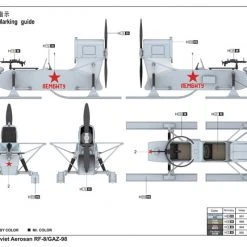 02322 | Trumpeter 1/35 Soviet Aerosan RF-8/GAZ-98 Scaled Plastic Model Kit -Trumpeter Sales Shop TRU 02322 57 1200x800 1