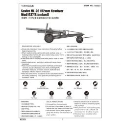 02323 | Trumpeter 1/35 Soviet ML-20 152mm Howitzer M1937 (Standard) Scaled Plastic Model Kit -Trumpeter Sales Shop TRU 02323 57 1200x800 1