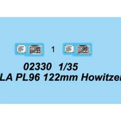 02330 | Trumpeter 1/35 122MM Howitzer PLA PL96 Scaled Plastic Model Kit -Trumpeter Sales Shop TRU 02330 52 1200x800 1