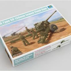 02335 | Trumpeter 1/35 PLA Type 59 130 Towed Field Gun Scaled Plastic Model Kit -Trumpeter Sales Shop TRU 02335 60 1200x800 1