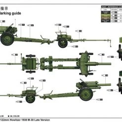 02344 | Trumpeter 1/35 Soviet 1938 122mm Howitzer M-30 (Late Version) Scaled Plastic Model Kit -Trumpeter Sales Shop TRU 02344 55 1200x800 1