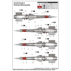 02353 | Trumpeter 1/35 Soviet 5P71 Launcher W/ 5V27 Pechora (SA-3B Goa) Missiles Anti-Aircraft Scaled Model Kit -Trumpeter Sales Shop TRU 02353 11 1200x800 1