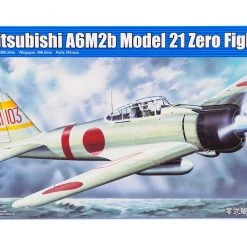 02405 | Trumpeter 1/24 Mitsubishi A6M2b Model 21 Zero Fighter Scaled Plastic Model Kit