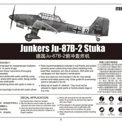 02421 | Trumpeter 1/24 Junkers Ju-87B-2 Stuka Bomber Scaled Plastic Model Kit -Trumpeter Sales Shop TRU 02421 04 1200x800 1